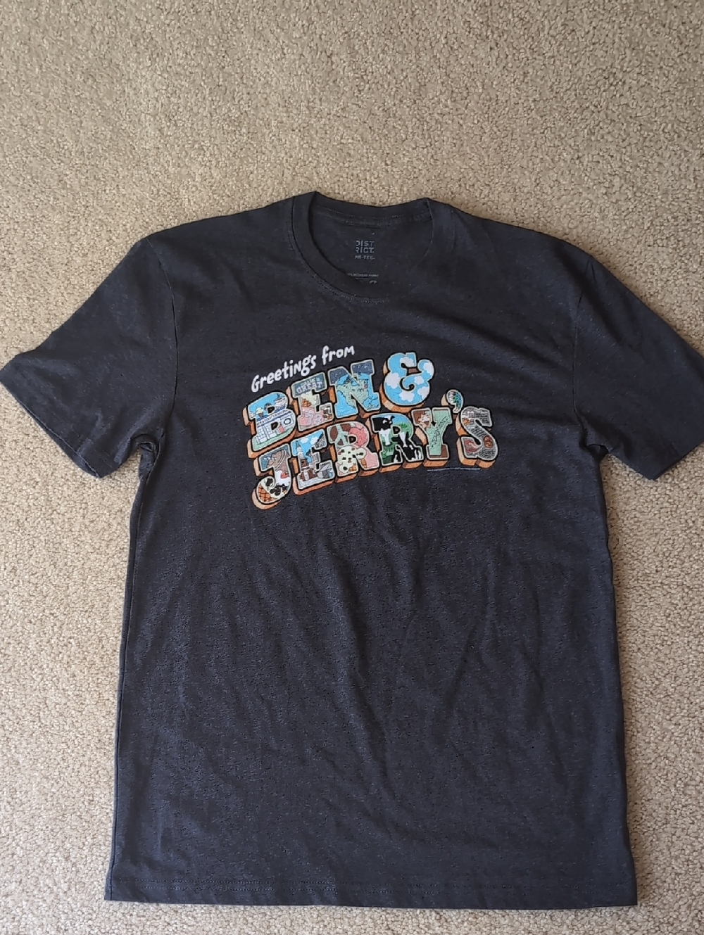 District Graphic 'Greetings from Ben & Jerry's' Tee